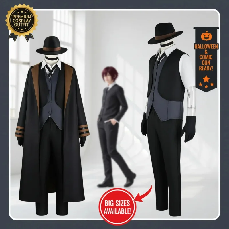 ☮2026Nakahara Chuuya Cosplay Costume Full Set Hat Trench Coat Pants Vest Big Size Halloween Comic Con☮#!
☮2026Nakahara Chuuya Cosplay Costume Full Set Hat Trench Coat Pants Vest Big Size Halloween Comic Con☮#!