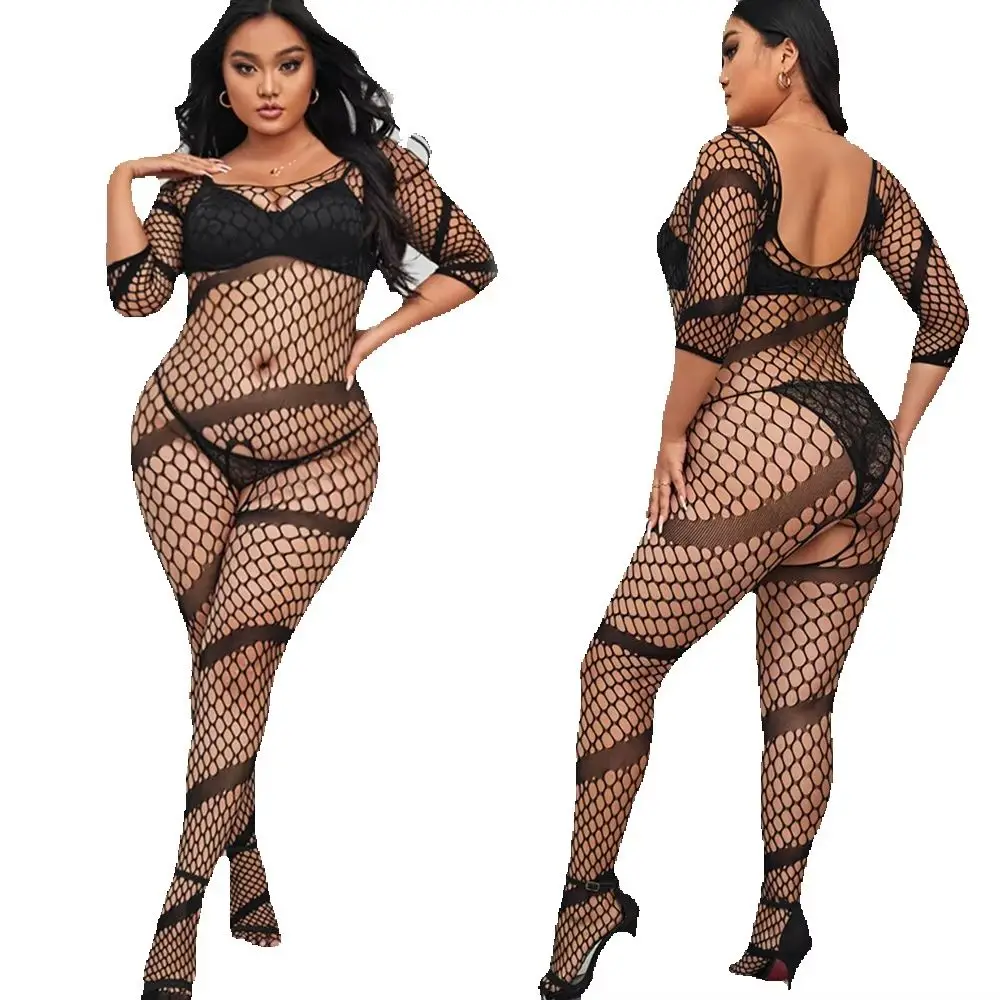 Fishnet Babydoll Underwear For Women 2025 Bodysuit Sexy Crotchless Full Bodystocking Mesh Hot Erotic Night Party Jumpsuit
Fishnet Babydoll Underwear For Women 2025 Bodysuit Sexy Crotchless Full Bodystocking Mesh Hot Erotic Night Party Jumpsuit