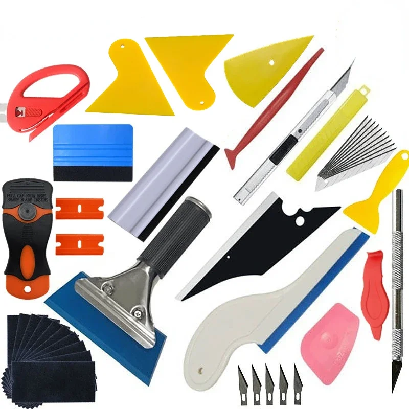 Professional Universal Car Vinyl Wrap Tool Kit Window Tint Film Application with Squeegee Spatula Cutter for Vehicle Wrapping
Professional Universal Car Vinyl Wrap Tool Kit Window Tint Film Application with Squeegee Spatula Cutter for Vehicle Wrapping