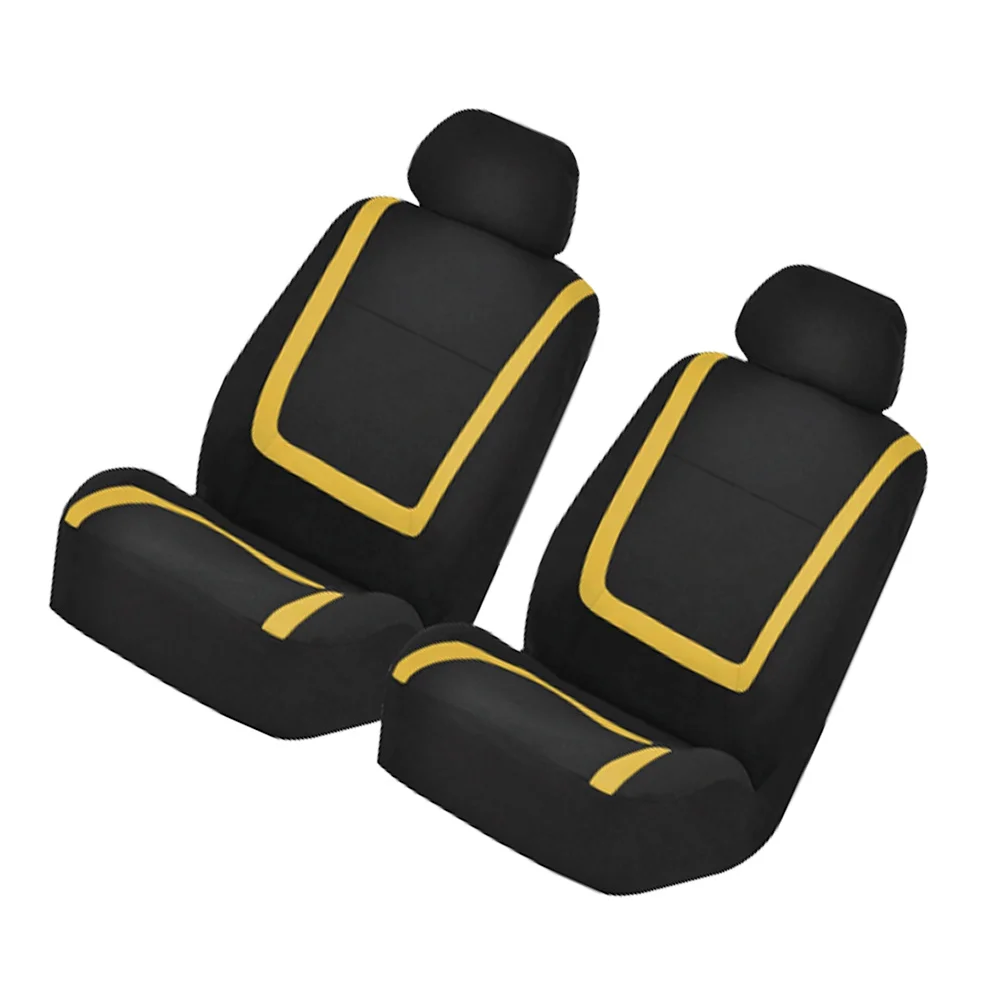 4Pcs Universal Car Seat Cover Durable Thick Wear Resistant Front Seat Protector Mat Auto Cushion Car Interior Accessory Yellow
4Pcs Universal Car Seat Cover Durable Thick Wear Resistant Front Seat Protector Mat Auto Cushion Car Interior Accessory Yellow