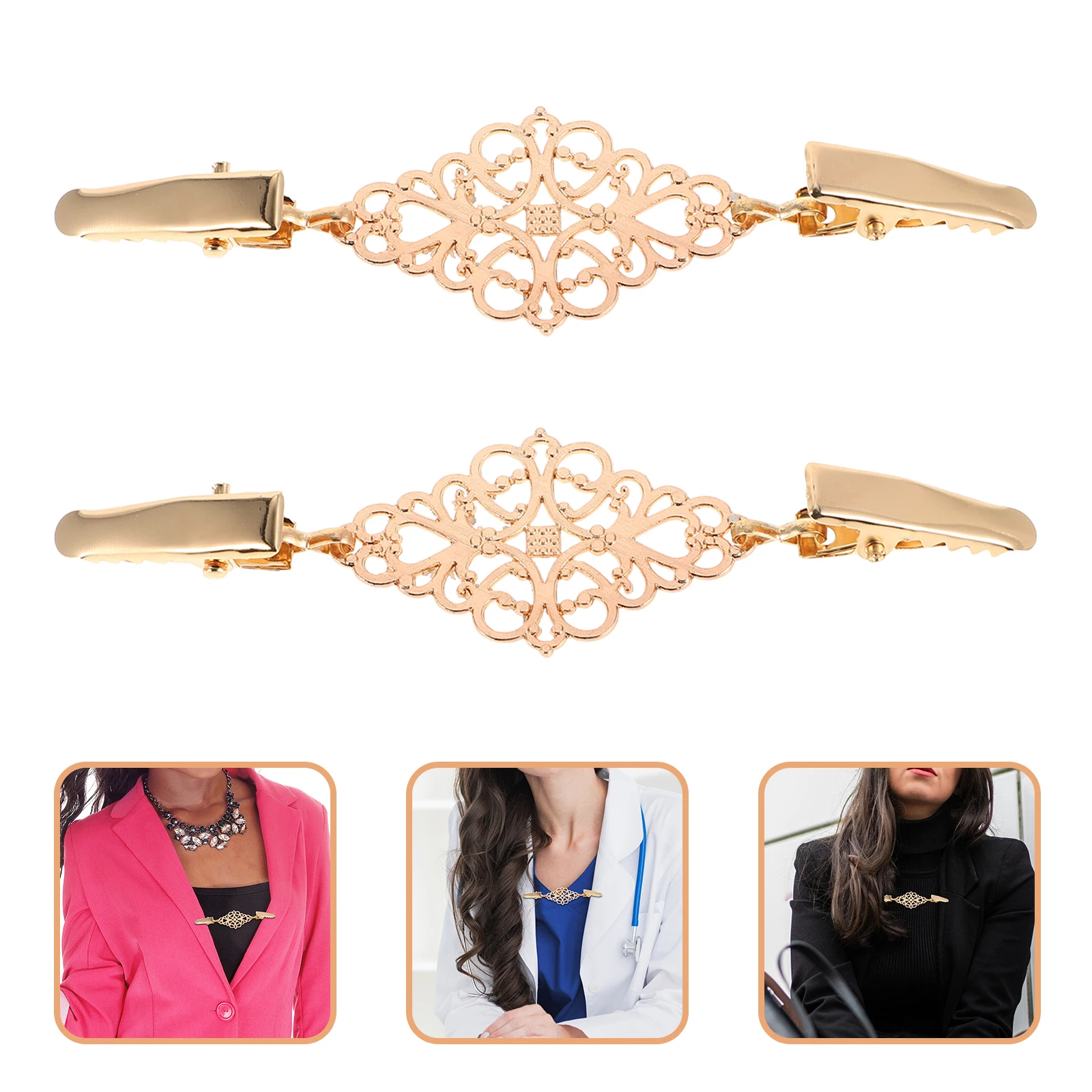 2pcs Women Cardigan Clips Vintage Sweater Clips Decorative Alloy Brooches Hold Garments Together Shawl Scarf Cloak Pins For
2pcs Women Cardigan Clips Vintage Sweater Clips Decorative Alloy Brooches Hold Garments Together Shawl Scarf Cloak Pins For