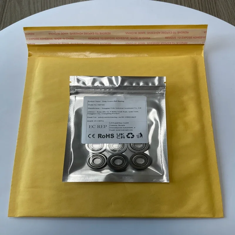 10PCS F697ZZ 7x17x5 mm Bearing ABEC-7 Flange Ball Metal Shielded Flanged Bearings
10PCS F697ZZ 7x17x5 mm Bearing ABEC-7 Flange Ball Metal Shielded Flanged Bearings