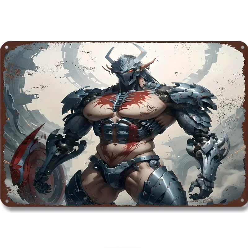 Fantasy Warrior Aluminum Metal Sign, 7.9x11.8"/11.8x17.7", Vintage-Inspired Wall Hanging Decor, Multipurpose for Home
Fantasy Warrior Aluminum Metal Sign, 7.9x11.8"/11.8x17.7", Vintage-Inspired Wall Hanging Decor, Multipurpose for Home