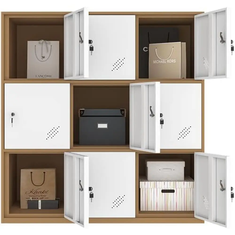 9 Door Metal Home Oice Cabinet Locker, Sta or Employee School Locker Organizer,Home Locker Organizer Storage or Toy Bags and ile
9 Door Metal Home Oice Cabinet Locker, Sta or Employee School Locker Organizer,Home Locker Organizer Storage or Toy Bags and ile