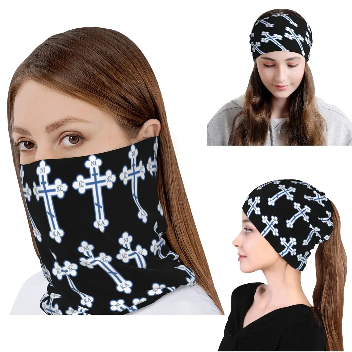 Russian Orthodox Cross Bandana Neck Gaiter Wrap Mask Scarf Multifunction Headband Beanies Hat for Men Women Adult Breathable
Russian Orthodox Cross Bandana Neck Gaiter Wrap Mask Scarf Multifunction Headband Beanies Hat for Men Women Adult Breathable