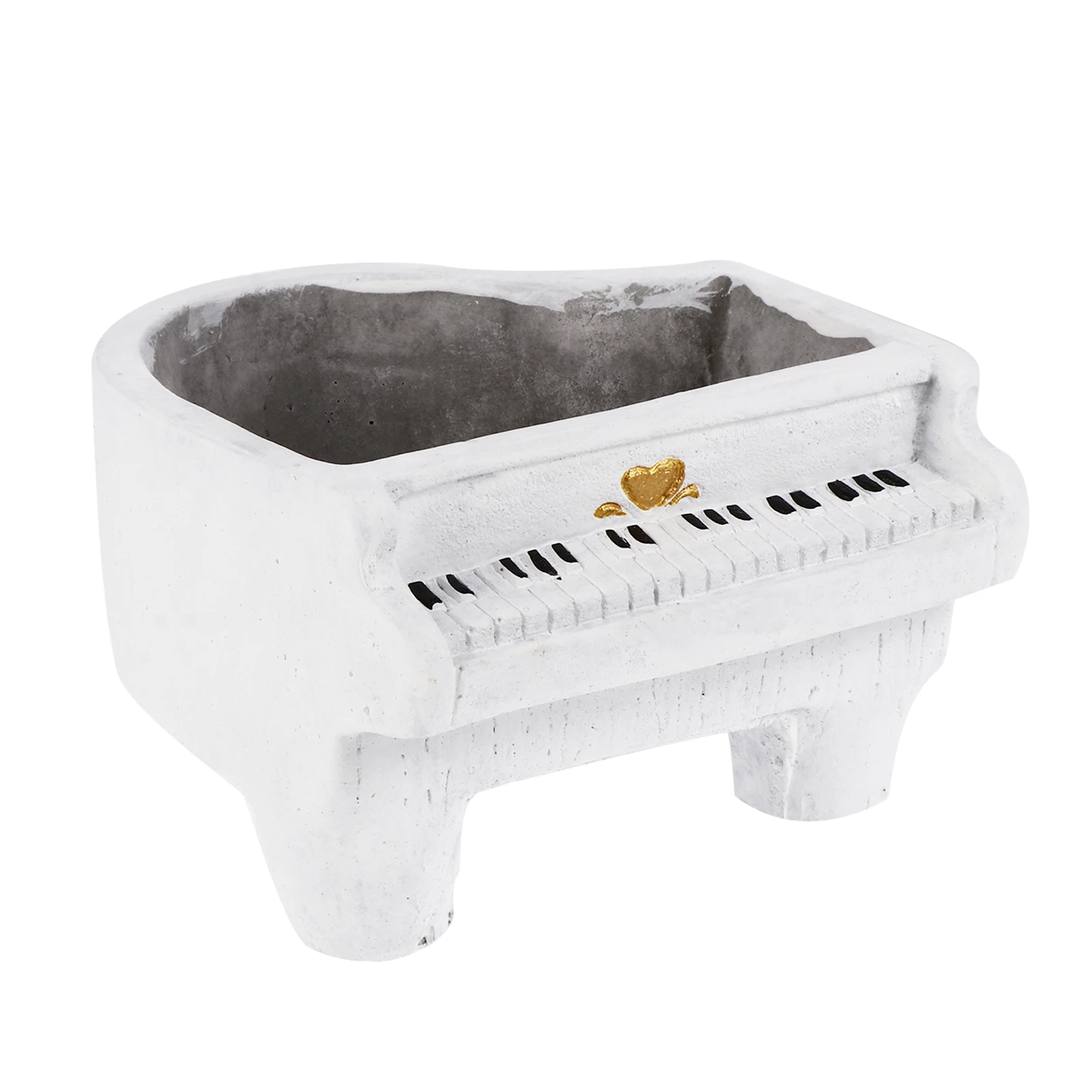 Mini Flowerpot White Piano Shape for Succulents Herbs Small Plants Indoor Office Balcony Home Gardening Decor
Mini Flowerpot White Piano Shape for Succulents Herbs Small Plants Indoor Office Balcony Home Gardening Decor