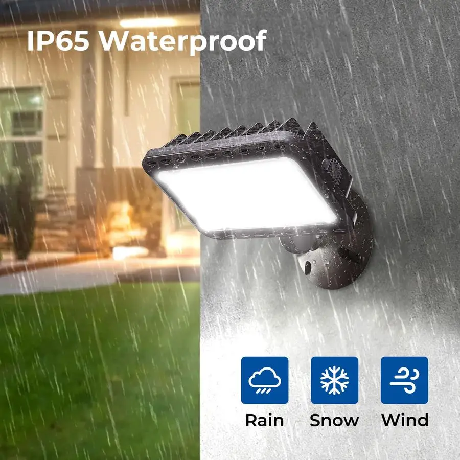 20W LED Flood Lights Outdoor, IP65 Waterproof Exterior Security Wall Lights with 180Knuckle, 2800LM 120V Outside Aluminum Lighti
20W LED Flood Lights Outdoor, IP65 Waterproof Exterior Security Wall Lights with 180Knuckle, 2800LM 120V Outside Aluminum Lighti