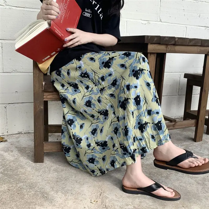 Female Korean High Waist Vintage Tie Dye Printed Skirt 2023 Summer Casual Fashionable A-Line Pleated Skirts Women's Clothing
Female Korean High Waist Vintage Tie Dye Printed Skirt 2023 Summer Casual Fashionable A-Line Pleated Skirts Women's Clothing