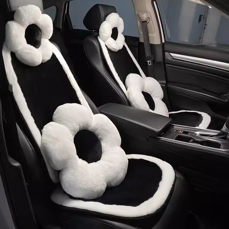 Plush Flowers Car Headrest Car Lumbar support Neck Protection Pillow Auto White edging Front Rear Seat Cushion Car Accessories
Plush Flowers Car Headrest Car Lumbar support Neck Protection Pillow Auto White edging Front Rear Seat Cushion Car Accessories