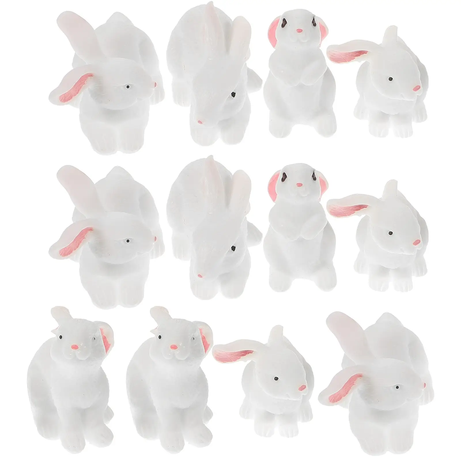 12 Pcs Resin Rabbit Decor Easter Crafts Bunny Statue Rabbit Easter Decor Decoration Safe High Quality
12 Pcs Resin Rabbit Decor Easter Crafts Bunny Statue Rabbit Easter Decor Decoration Safe High Quality