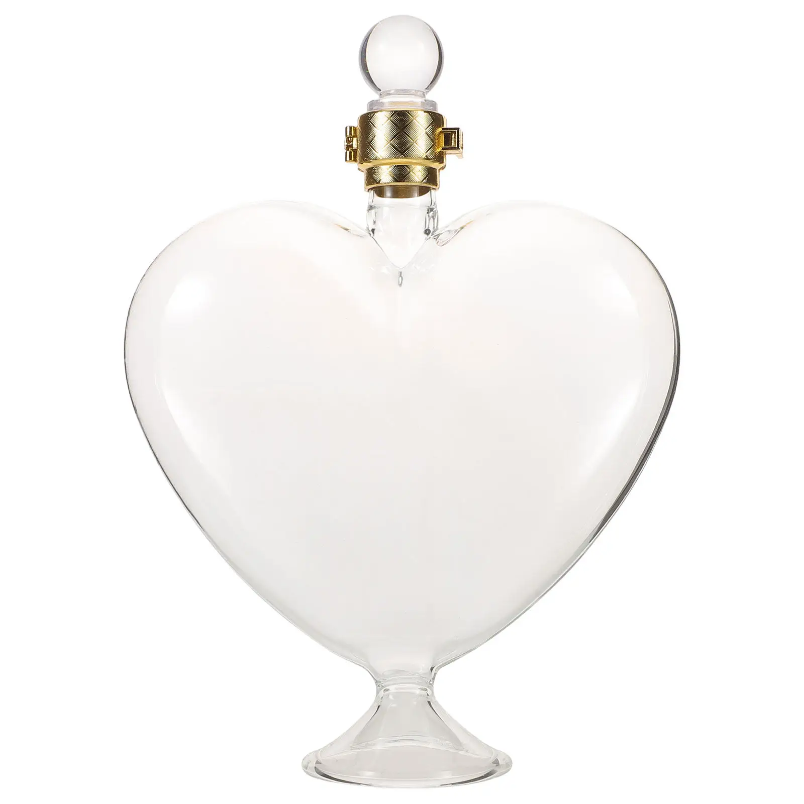 500Ml Red Heart Glass Decanter Handmade Airtight Wine Bottle Elegant Barware for Whiskey Brandy Vodka Bourbon Wine Glassware
500Ml Red Heart Glass Decanter Handmade Airtight Wine Bottle Elegant Barware for Whiskey Brandy Vodka Bourbon Wine Glassware