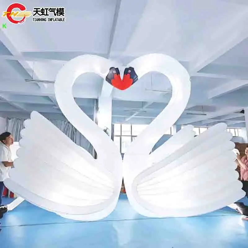 Giant White Swan Replica Inflatable Model Blow Up Goose in Love for Lake Wedding Stage Decoration
Giant White Swan Replica Inflatable Model Blow Up Goose in Love for Lake Wedding Stage Decoration
