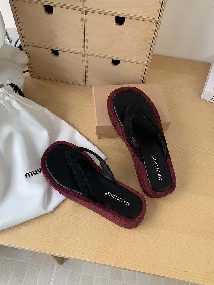 Summer Flip Flops for Women 2025 Platform Clip Toe Sandals Fashion Slides Woman Beach Vacation Outdoor Slippers Zapatos De Mujer
Summer Flip Flops for Women 2025 Platform Clip Toe Sandals Fashion Slides Woman Beach Vacation Outdoor Slippers Zapatos De Mujer