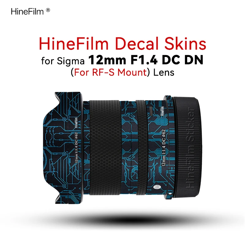 Hinefilm Skin for Sigma 12 f1.4 for Canon RF Mount Lens Sticker For Sigma 12F1.4 DC DN Lens Decal Skin 12 1.4 Wrap Cover 
Hinefilm Skin for Sigma 12 f1.4 for Canon RF Mount Lens Sticker For Sigma 12F1.4 DC DN Lens Decal Skin 12 1.4 Wrap Cover