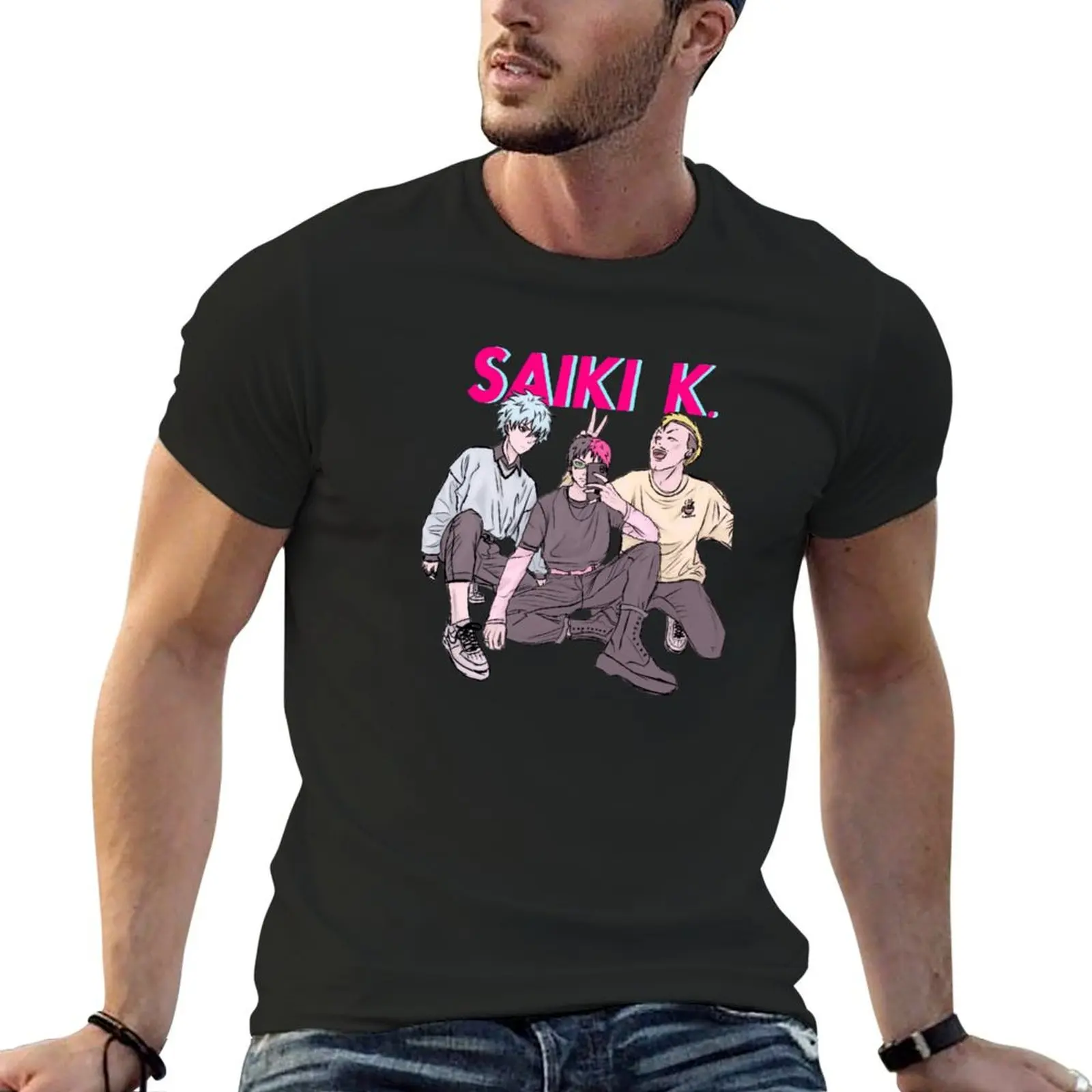 Saiki K T-Shirt street wear Aesthetic clothing for a boy mens graphic t-shirts pack
Saiki K T-Shirt street wear Aesthetic clothing for a boy mens graphic t-shirts pack