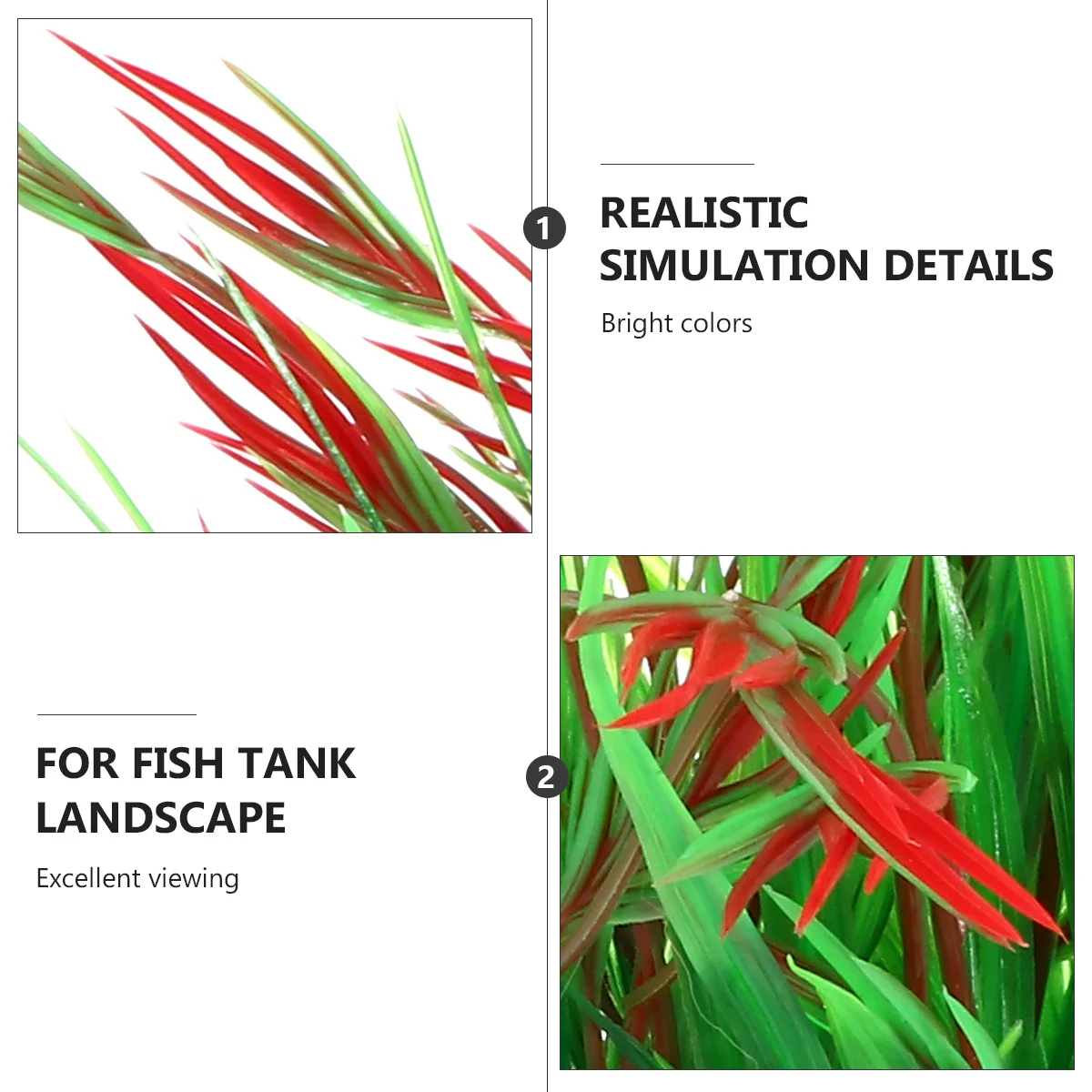 2Pcs Artificial Aquarium Plants Grass Fish Tank Decoration Ornament Realistic Landscape Safe Non-Toxic Material
2Pcs Artificial Aquarium Plants Grass Fish Tank Decoration Ornament Realistic Landscape Safe Non-Toxic Material