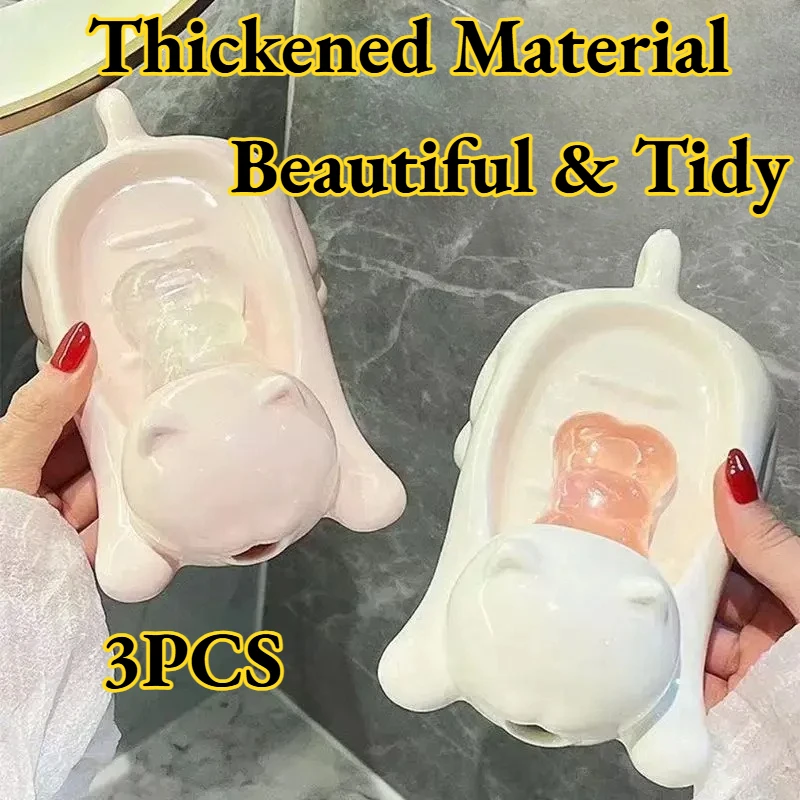 Мыльница в форме милого котенка для дома и общежития, без сверления, с дренажем, водонепроницаемая, антиплесневая, утолщенная, нескользящая, легко моется
Мыльница в форме милого котенка для дома и общежития, без сверления, с дренажем, водонепроницаемая, антиплесневая, утолщенная, нескользящая, легко моется