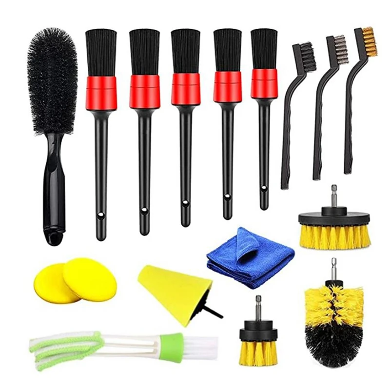 17Pcs Car Cleaning Brush Set, Professional Car Cleaning Kit,Car Cleaning Brushes, Interior Car Cleaning Kit, Wheel Brush
17Pcs Car Cleaning Brush Set, Professional Car Cleaning Kit,Car Cleaning Brushes, Interior Car Cleaning Kit, Wheel Brush
