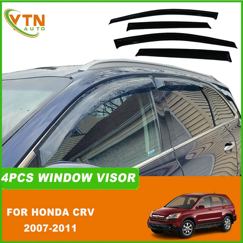 For Honda Crv 2007 2008 2009 2010 2011 Window Visor Side Vent Rain Guard Deflectors Shade Shield Shelter Protector Cover
For Honda Crv 2007 2008 2009 2010 2011 Window Visor Side Vent Rain Guard Deflectors Shade Shield Shelter Protector Cover