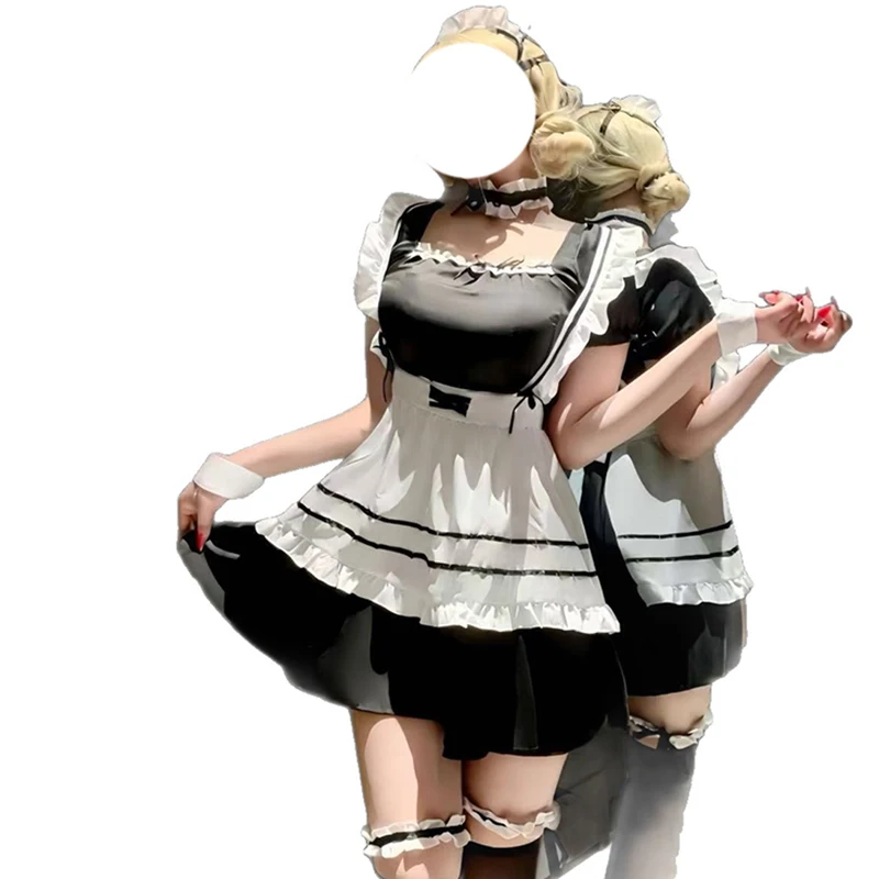 Plus Size Maid Cosplay Lolita Waitress Costume Girls Women Lovely Black White Party Stage Costumes Uniform Cafe Maid Apron Dress
Plus Size Maid Cosplay Lolita Waitress Costume Girls Women Lovely Black White Party Stage Costumes Uniform Cafe Maid Apron Dress