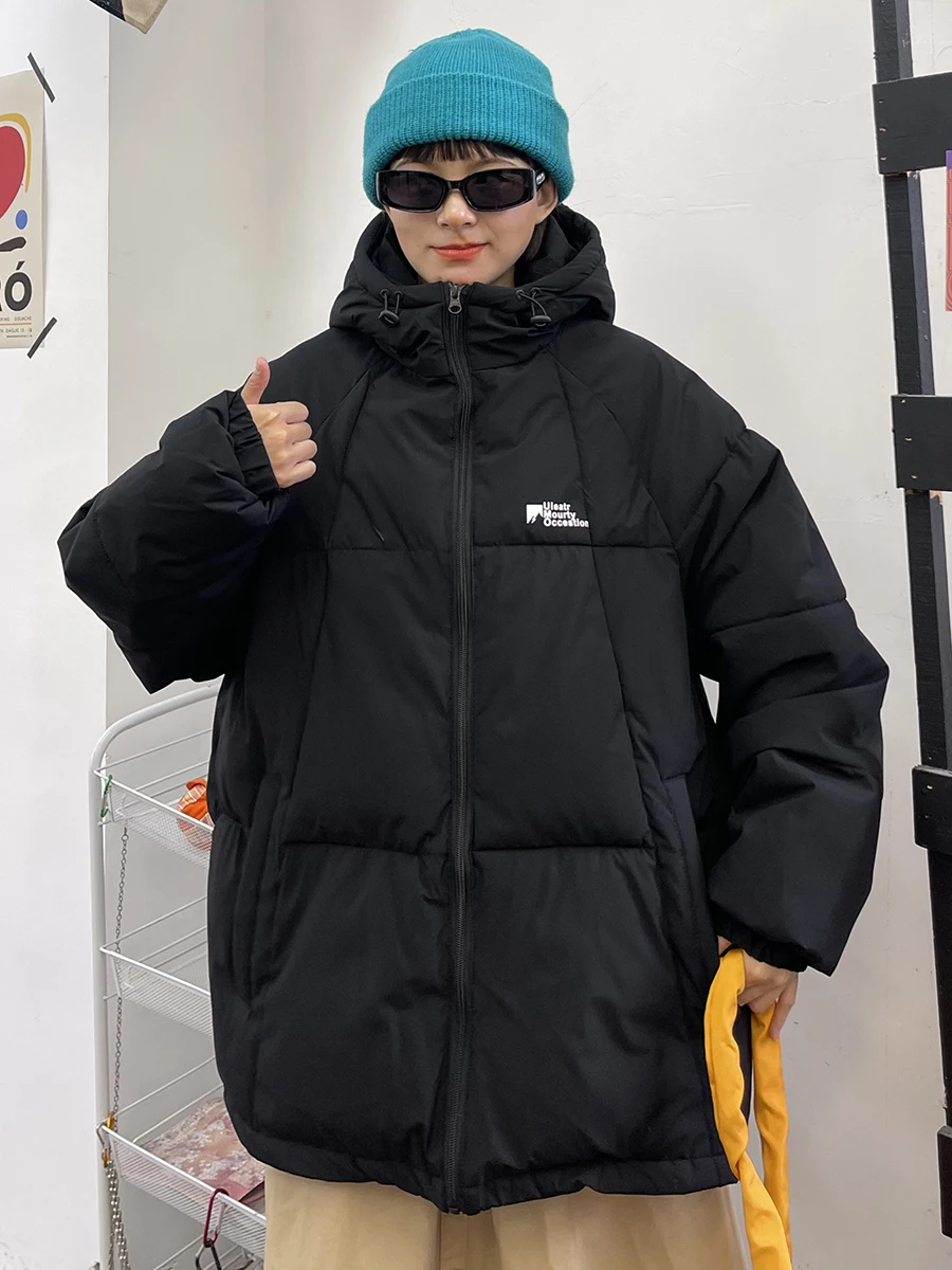 Minimalist hooded cotton jackets for women 2023 winter new loose bf college style thickening trend coats
Minimalist hooded cotton jackets for women 2023 winter new loose bf college style thickening trend coats