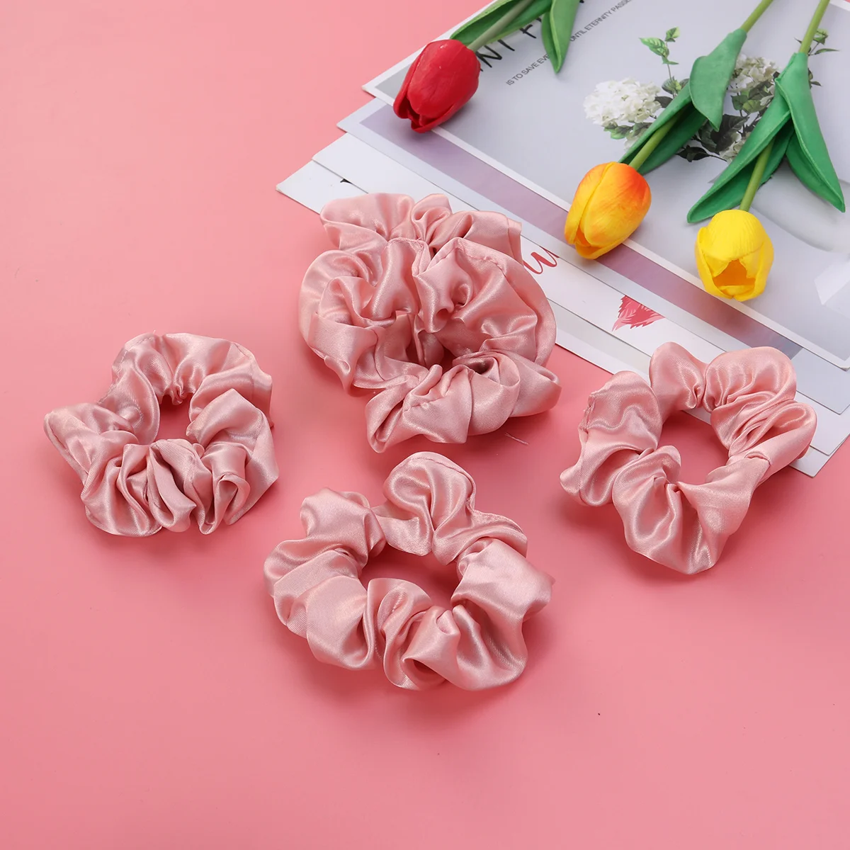 Hair Scrunchies for Womens Vintage Ponytail Holder Silk Ties Perfume Stretch Elastic Headband
Hair Scrunchies for Womens Vintage Ponytail Holder Silk Ties Perfume Stretch Elastic Headband