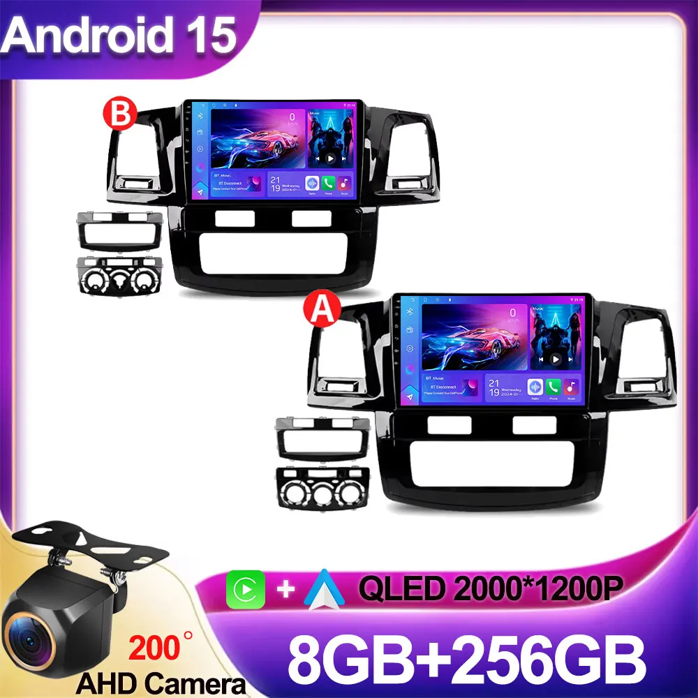 Android 15 For Toyota Fortuner HILUX Revo Vigo 2007-2015 Multimedia Video Player Stereo GPS Android 13 2din Carplay Car Radio
Android 15 For Toyota Fortuner HILUX Revo Vigo 2007-2015 Multimedia Video Player Stereo GPS Android 13 2din Carplay Car Radio