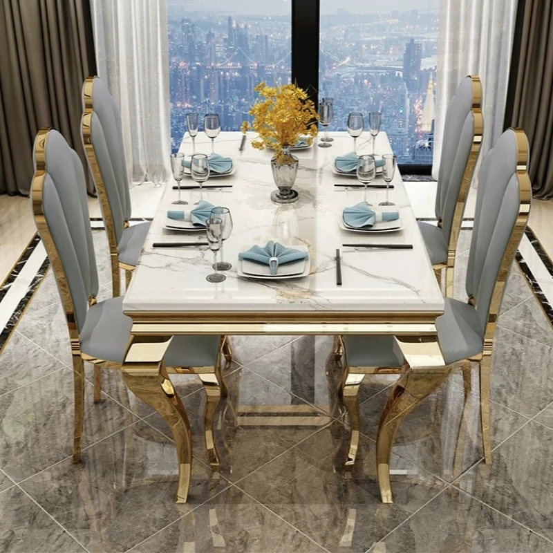 Gold Legs Luxury Dining Tables White Unique Party Living Room Kitchen Tables Design Modern Mesas De Comedor Furniture For Home
Gold Legs Luxury Dining Tables White Unique Party Living Room Kitchen Tables Design Modern Mesas De Comedor Furniture For Home