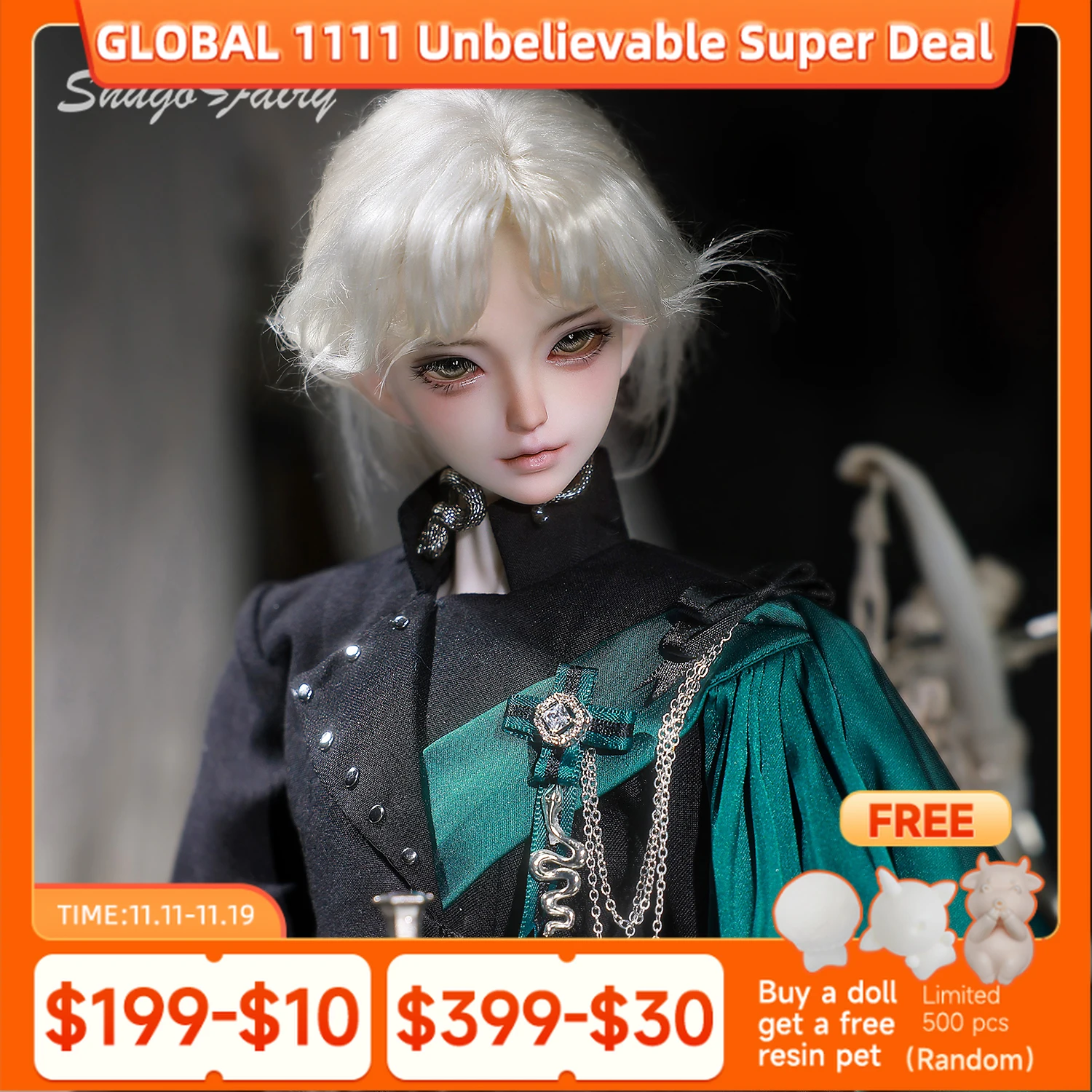 Кукла Bjd 1/4 Julia C, полный комплект, крутая серия Лолита, принц, европейское благородное рыцарь, шарнирные куклы, Shugafairy, мужские куклы Bjd
Кукла Bjd 1/4 Julia C, полный комплект, крутая серия Лолита, принц, европейское благородное рыцарь, шарнирные куклы, Shugafairy, мужские куклы Bjd