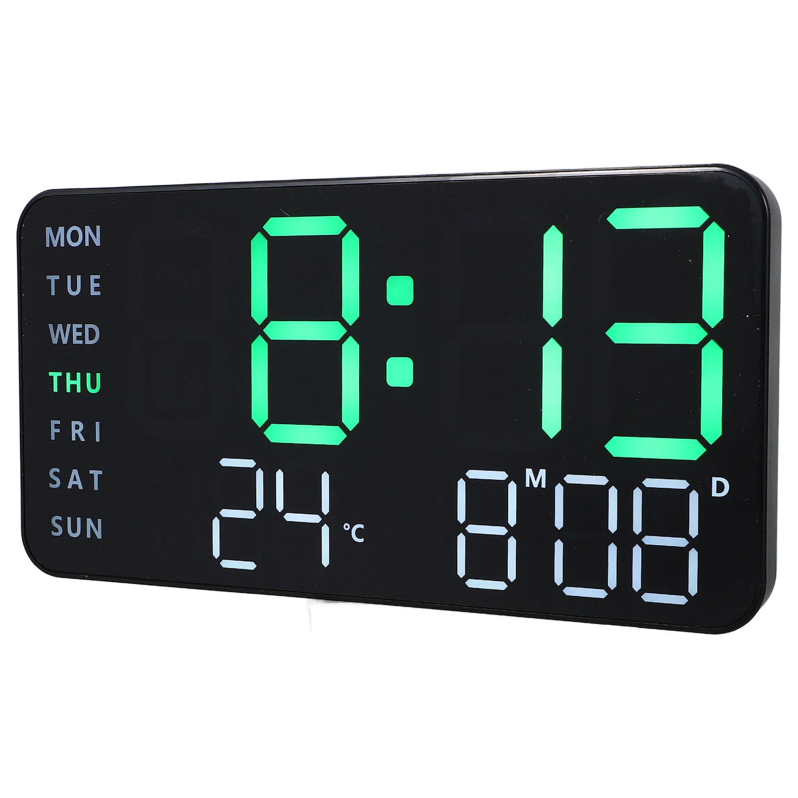 LED Digital Alarm Clock Compact Lightweight Design Strong Wear Resistance for Bedroom Desk Living Room Electronic Clock Portable
LED Digital Alarm Clock Compact Lightweight Design Strong Wear Resistance for Bedroom Desk Living Room Electronic Clock Portable