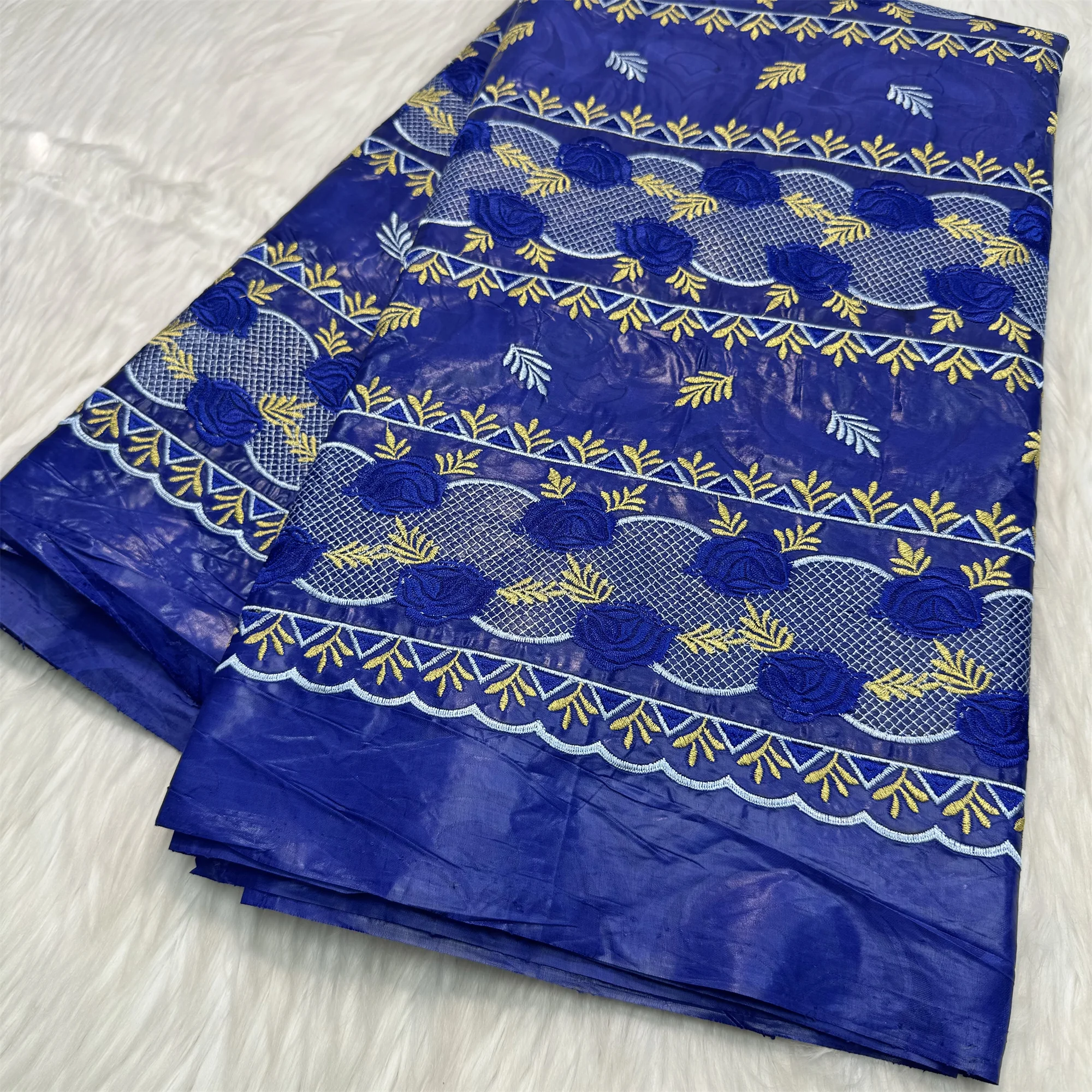 High Quality 5African Bazin Riche Brode Fabric 5yards Bazin Embroidery Lace 100% Cotton Lace For Clothing Materials Z6-515-1
High Quality 5African Bazin Riche Brode Fabric 5yards Bazin Embroidery Lace 100% Cotton Lace For Clothing Materials Z6-515-1