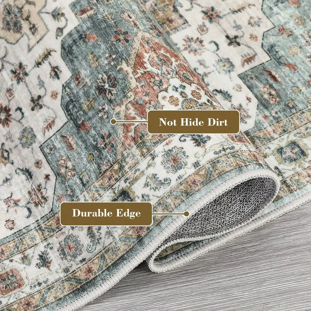 Room Decor Vintage Floral Camel Green Area Rug For Living Room Oriental Machine Washable Stain Resistant NonShedding Indoor Rug
Room Decor Vintage Floral Camel Green Area Rug For Living Room Oriental Machine Washable Stain Resistant NonShedding Indoor Rug
