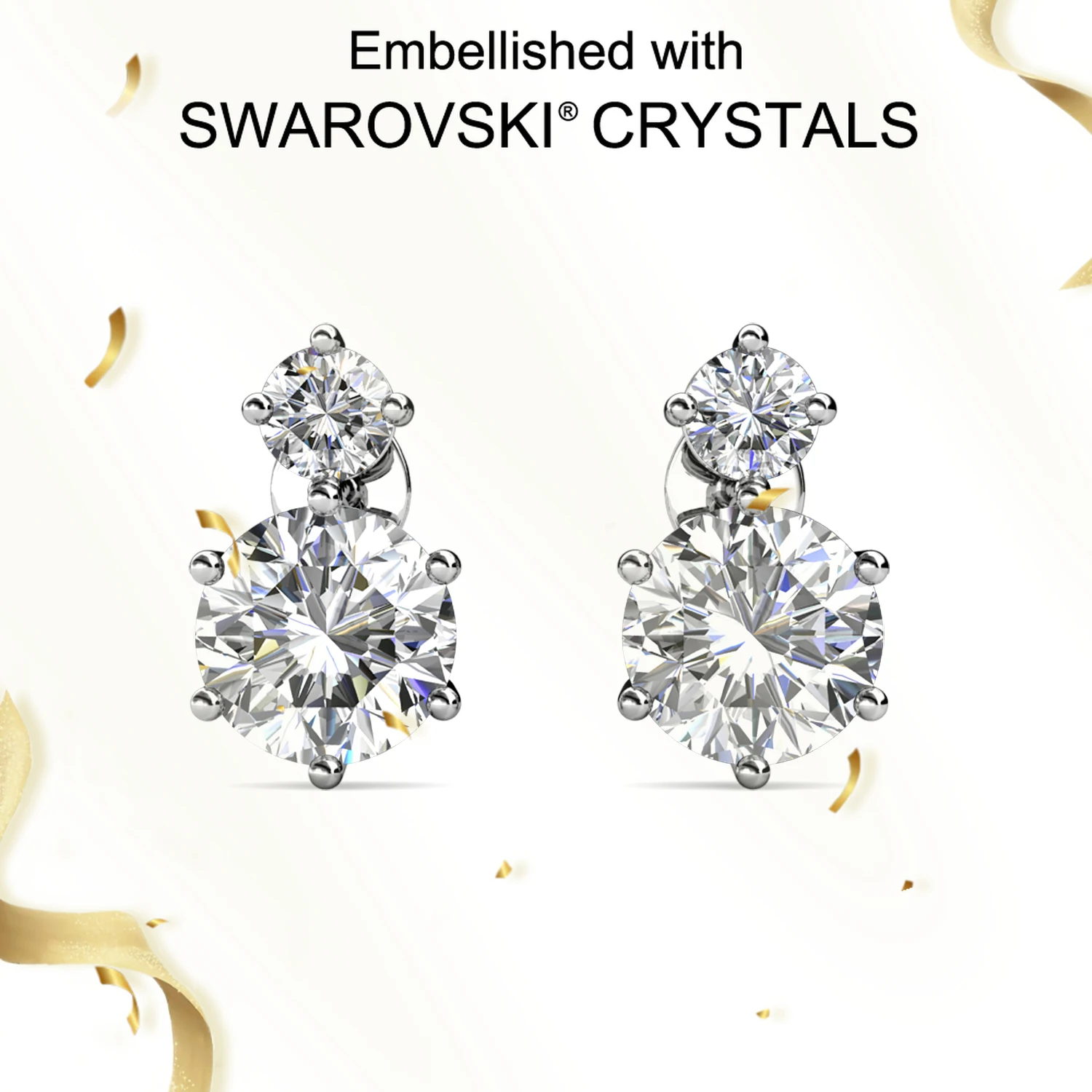 Daisini 925 Sterling Silver 6-clawed Stud Earrings Embellished with Premium Grade Swarovski Crystals for Women Fine Jewelry
Daisini 925 Sterling Silver 6-clawed Stud Earrings Embellished with Premium Grade Swarovski Crystals for Women Fine Jewelry