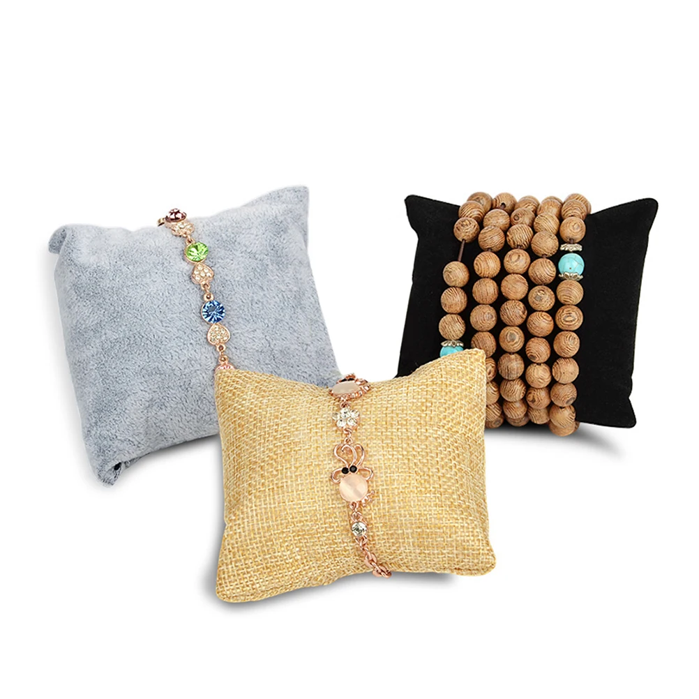 6 pcs Jewelry Display Pillow Black Soft Material Bracelet Bangle Watch Organizer Home Decoration Supplies
6 pcs Jewelry Display Pillow Black Soft Material Bracelet Bangle Watch Organizer Home Decoration Supplies