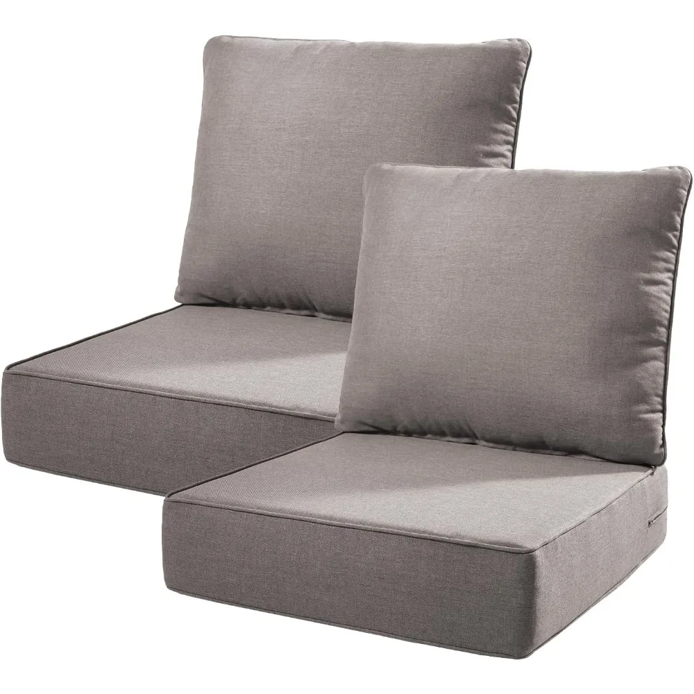 Outdoor Cushions-24 X 24 X 6 Inch Outdoor Chair Cushions Set of 2 with Fade Resistant & Removable Cover Outdoor Cushions for Pa
Outdoor Cushions-24 X 24 X 6 Inch Outdoor Chair Cushions Set of 2 with Fade Resistant & Removable Cover Outdoor Cushions for Pa