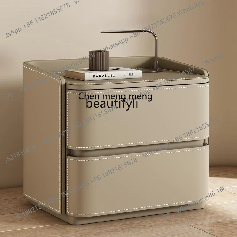 X Solid wood saddle leather, new modern simple light luxury high-end bedroom bedside table
X Solid wood saddle leather, new modern simple light luxury high-end bedroom bedside table