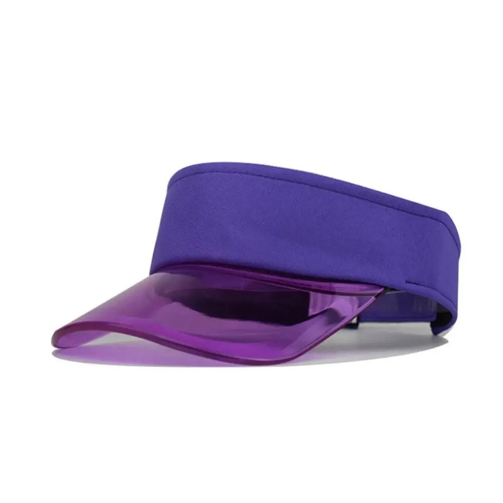 Fashion Adjustable Transparent Visor Caps Clear Brim Breathable Summer Sun Hats Topless Anti-UV Empty Top Hat Women Men
Fashion Adjustable Transparent Visor Caps Clear Brim Breathable Summer Sun Hats Topless Anti-UV Empty Top Hat Women Men