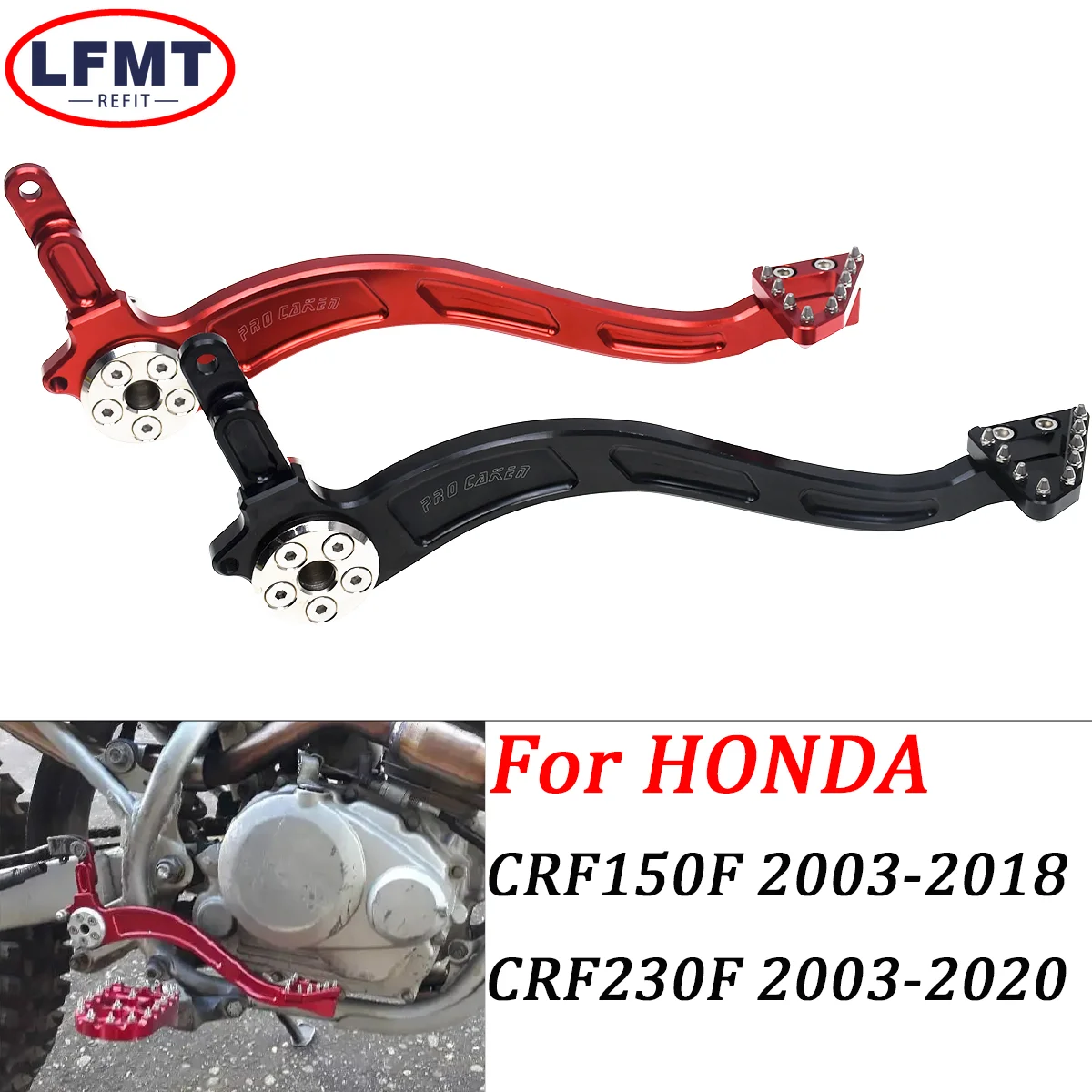 CNC Aluminum Motorcycles Rear Brake Pedal Lever For Honda CRF230F CRF 230 F CRF230 2003 2004 2005 2006 2007 2008 2009 2010-2018
CNC Aluminum Motorcycles Rear Brake Pedal Lever For Honda CRF230F CRF 230 F CRF230 2003 2004 2005 2006 2007 2008 2009 2010-2018