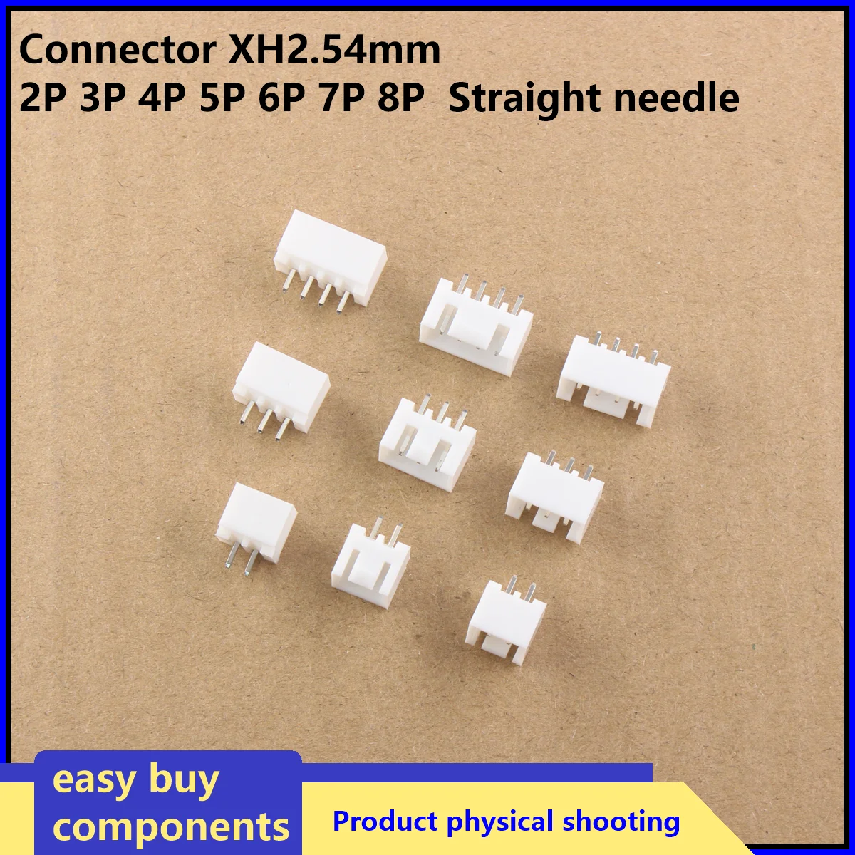 50PCS/100PCS Connector XH2.54mm 2P 3P 4P 5P 6P 7P 8Pin Straight needle Straight PIN
50PCS/100PCS Connector XH2.54mm 2P 3P 4P 5P 6P 7P 8Pin Straight needle Straight PIN