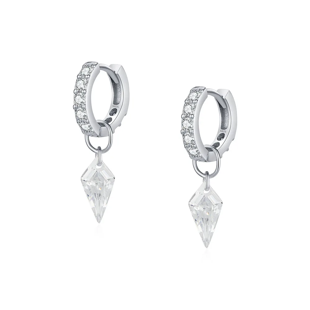 Apexelle Fine Jewelry 925 Sterling Silver Earrings For Women Rhombic Sparkling Zircon Hoop Earrings Luxury Jewelry
Apexelle Fine Jewelry 925 Sterling Silver Earrings For Women Rhombic Sparkling Zircon Hoop Earrings Luxury Jewelry