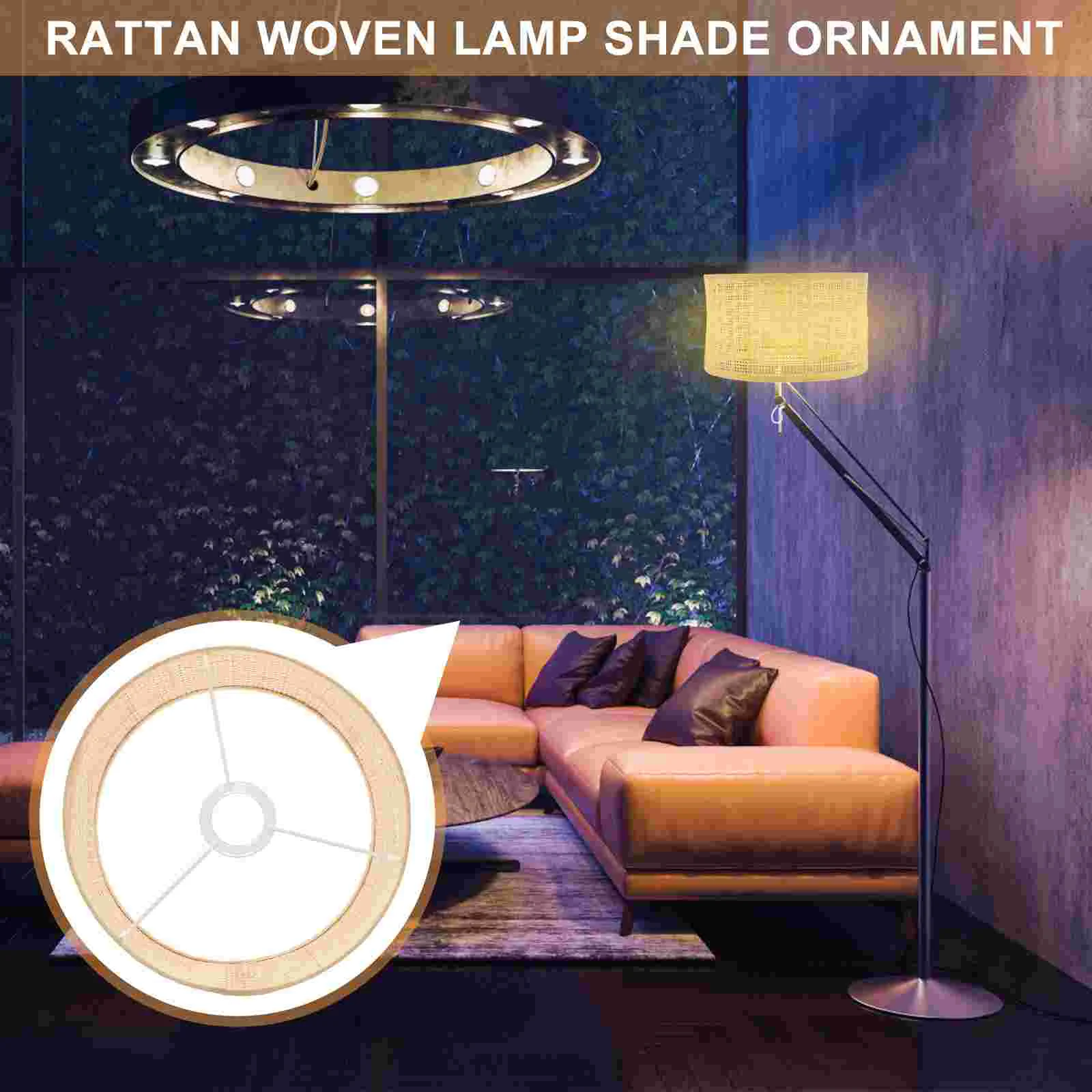 Rattan Woven Lampshade Decorative Ceiling Light Indoor Hanging Pendant nament Cover Elegant Home Decoration Term
Rattan Woven Lampshade Decorative Ceiling Light Indoor Hanging Pendant nament Cover Elegant Home Decoration Term