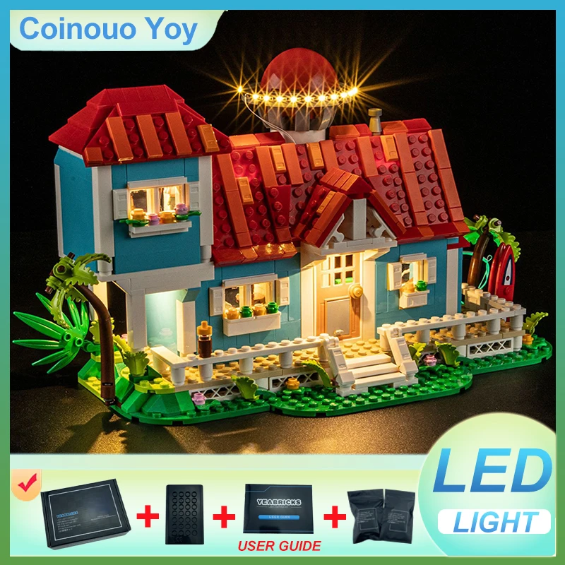 DIY LED Light Kit For LEGO 43268 Beach Holiday House (Only LED Light,Without Blocks Model)
DIY LED Light Kit For LEGO 43268 Beach Holiday House (Only LED Light,Without Blocks Model)