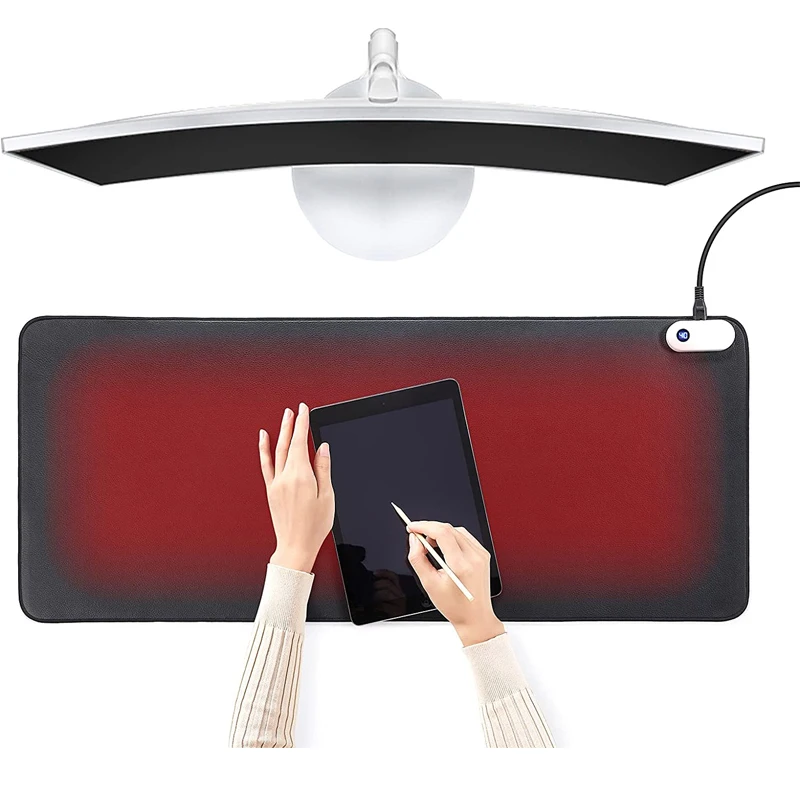 Smart Heated Electric Heating Pad Office Home Desktop Digital Display Heating Pad Warmtable Waterproof Keyboard Mouse Pad Mat
Smart Heated Electric Heating Pad Office Home Desktop Digital Display Heating Pad Warmtable Waterproof Keyboard Mouse Pad Mat
