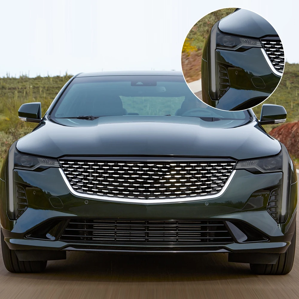 For Cadillac CT4 2020-2025 High-Gloss Smoke Black TPU Headlight Protective Film Pre-Cut PPF Anti-Scratch Vinyl Wrapping Kit
For Cadillac CT4 2020-2025 High-Gloss Smoke Black TPU Headlight Protective Film Pre-Cut PPF Anti-Scratch Vinyl Wrapping Kit