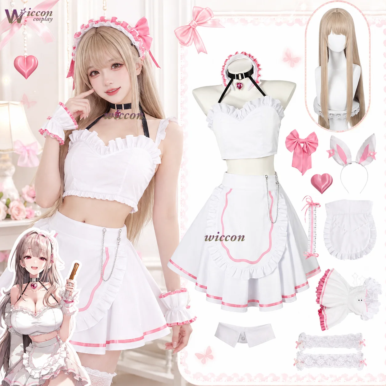 Godgirl Of Viper New Alice Maid Outfit Anime Lottery Cosplay Costume Halloween Party Show Lolita Roleplay For Women
Godgirl Of Viper New Alice Maid Outfit Anime Lottery Cosplay Costume Halloween Party Show Lolita Roleplay For Women