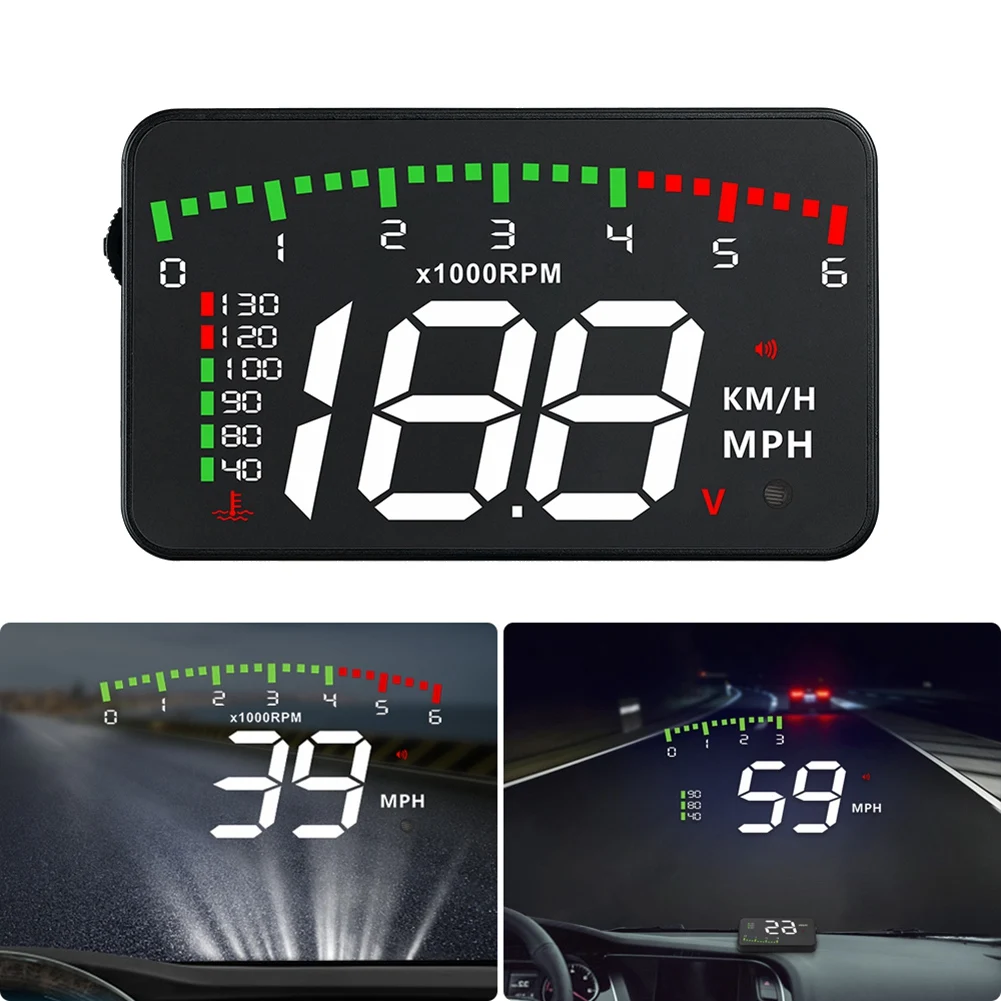 Efficientt-A900 Car HUD OBD RPM Meter Head-Up Display Car Accessories Multi-Display Car Digital Speed Engine RPM Water Temperatu
Efficientt-A900 Car HUD OBD RPM Meter Head-Up Display Car Accessories Multi-Display Car Digital Speed Engine RPM Water Temperatu
