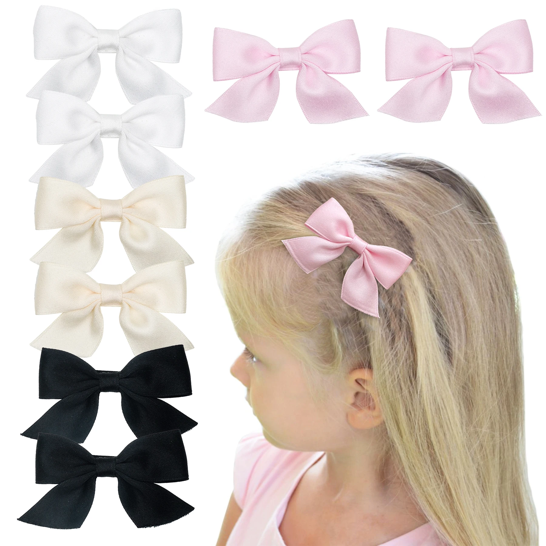 8 Pieces Toddler Hair Bow Barrettes Fully Lined Pigtail Bows Grosgrain Ribbon Bow Clips for Girls Toddler Hair Accessories
8 Pieces Toddler Hair Bow Barrettes Fully Lined Pigtail Bows Grosgrain Ribbon Bow Clips for Girls Toddler Hair Accessories