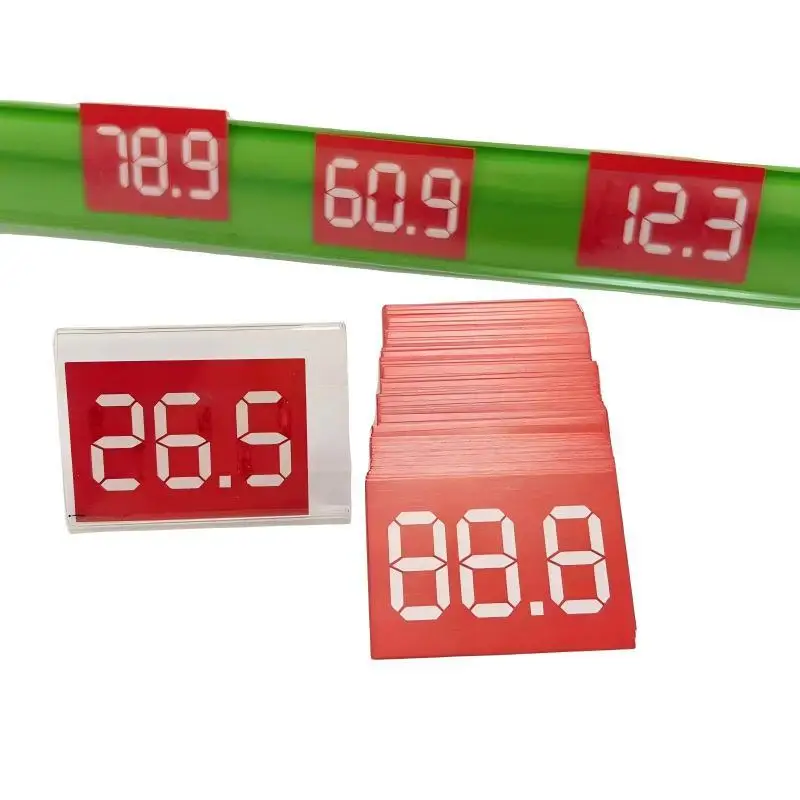 100Pcs Self Adhesive Erasable Mark Cards With Writing Pen Digital Price Tags For Retail Shops Supermarkets Grocery Stores
100Pcs Self Adhesive Erasable Mark Cards With Writing Pen Digital Price Tags For Retail Shops Supermarkets Grocery Stores