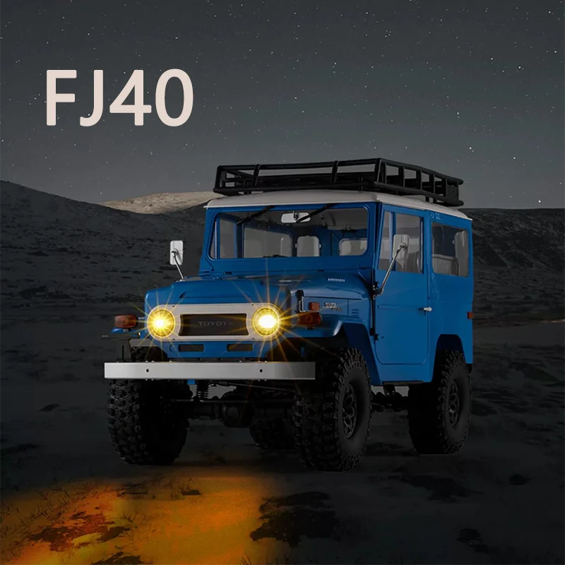 FMS 1/10 Официально лицензированная модель Toyota Land Cruiser FJ40 4WD RC, внедорожный краулер, электрический, реалистичный, с прочным корпусом, коллекционная модель автомобиля
FMS 1/10 Официально лицензированная модель Toyota Land Cruiser FJ40 4WD RC, внедорожный краулер, электрический, реалистичный, с прочным корпусом, коллекционная модель автомобиля