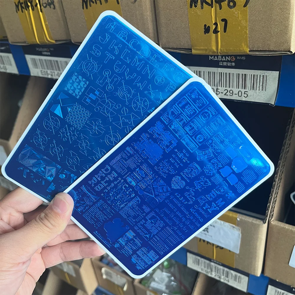 Large Size 14.5*9.5cm Newspaper Image Nail Stamping Plate English Letter Geometry Line Template Mold Nail Art Printing Stencil
Large Size 14.5*9.5cm Newspaper Image Nail Stamping Plate English Letter Geometry Line Template Mold Nail Art Printing Stencil